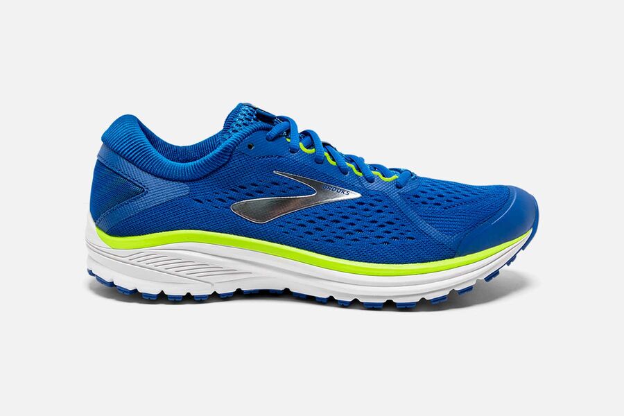 Zapatillas Running Brooks Aduro 6 Hombre Azules/Verde Claro/Blancas Ofertas LUGK23876